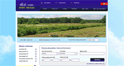 Desktop Screenshot of domydzialki.pl